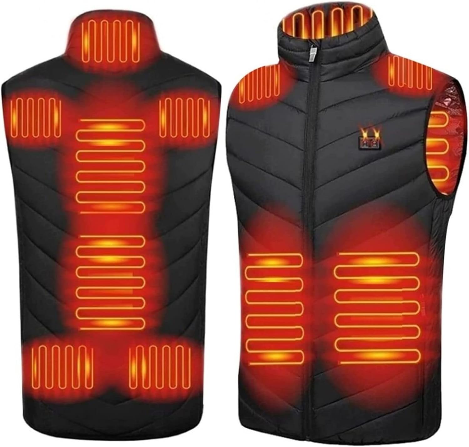Vesta unisex cu incalzire, Zola®, marimea L, slim fit, 3 niveluri de temperatura, cablul USB incorporat, 2 buzunare laterale, 1 buzunar interior, 58.5 x 78 cm, neagra Vesta unisex cu incalzire, Zola®, marimea L, slim fit, 3 niveluri de temperatura, cablul USB incorporat, 2 buzunare laterale, 1 buzunar interior, 58.5 x 78 cm, neagra